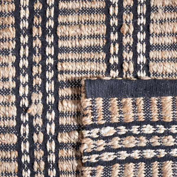 Safavieh Natural Fiber 651 Flat Weave 50% Jute and 50% Cotton Rug NFB651Z-9