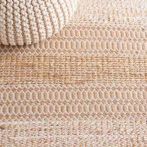 Safavieh Natural Fiber 652 Flat Weave 50% Jute and 50% Cotton Rug NFB652A-9