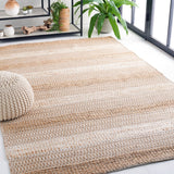 Safavieh Natural Fiber 652 Flat Weave 50% Jute and 50% Cotton Rug NFB652A-9