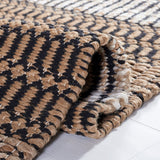 Safavieh Natural Fiber 652 Flat Weave 50% Jute and 50% Cotton Rug NFB652Z-9