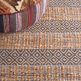 Safavieh Natural Fiber 653 Flat Weave 50% Jute and 50% Cotton Rug NFB653H-9