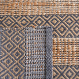 Safavieh Natural Fiber 653 Flat Weave 50% Jute and 50% Cotton Rug NFB653H-9