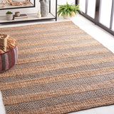 Safavieh Natural Fiber 653 Flat Weave 50% Jute and 50% Cotton Rug NFB653H-9