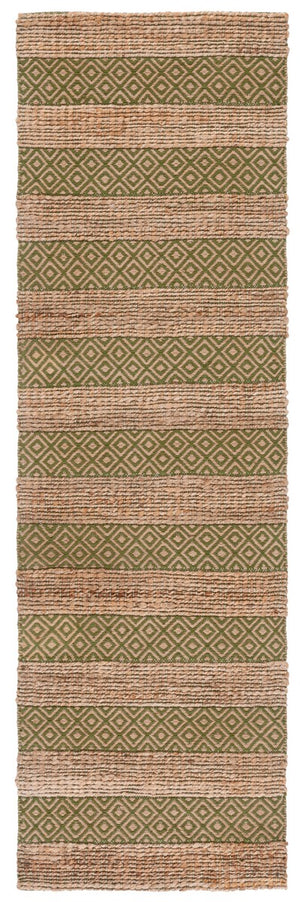 Safavieh Natural Fiber 653 Flat Weave 50% Jute and 50% Cotton Rug NFB653Y-9