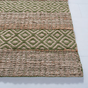 Safavieh Natural Fiber 653 Flat Weave 50% Jute and 50% Cotton Rug NFB653Y-9