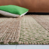 Safavieh Natural Fiber 653 Flat Weave 50% Jute and 50% Cotton Rug NFB653Y-9