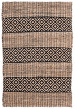 Safavieh Natural Fiber 653 Flat Weave 50% Jute and 50% Cotton Rug NFB653Z-9