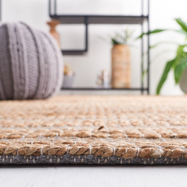 Safavieh Natural Fiber 654 Flat Weave 50% Jute and 50% Cotton Rug NFB654F-9