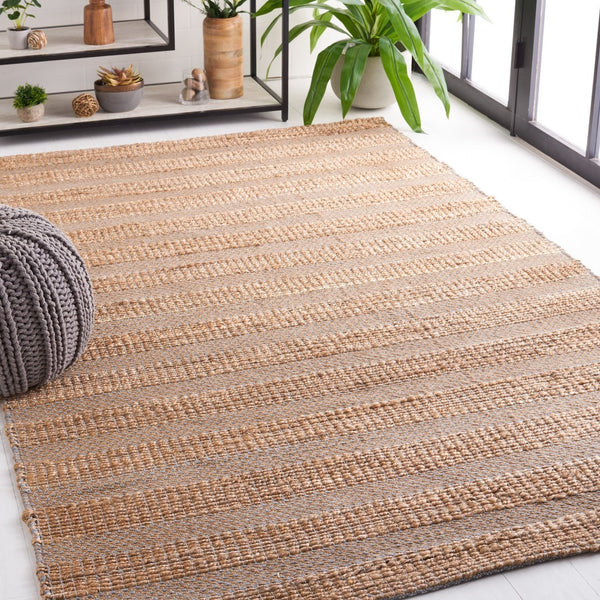 Safavieh Natural Fiber 654 Flat Weave 50% Jute and 50% Cotton Rug NFB654F-9