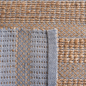 Safavieh Natural Fiber 654 Flat Weave 50% Jute and 50% Cotton Rug NFB654F-9