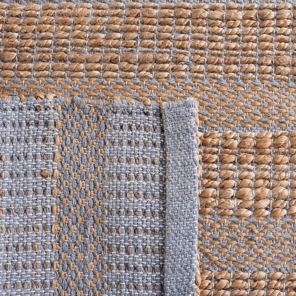 Safavieh Natural Fiber 654 Flat Weave 50% Jute and 50% Cotton Rug NFB654F-9