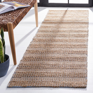 Safavieh Natural Fiber 654 Flat Weave 50% Jute and 50% Cotton Rug NFB654M-9