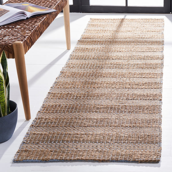 Safavieh Natural Fiber 654 Flat Weave 50% Jute and 50% Cotton Rug NFB654M-9