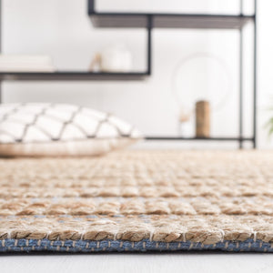 Safavieh Natural Fiber 654 Flat Weave 50% Jute and 50% Cotton Rug NFB654M-9