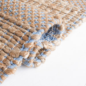 Safavieh Natural Fiber 654 Flat Weave 50% Jute and 50% Cotton Rug NFB654M-9