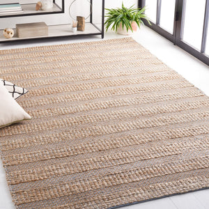 Safavieh Natural Fiber 654 Flat Weave 50% Jute and 50% Cotton Rug NFB654M-9