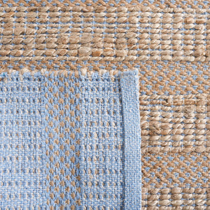 Safavieh Natural Fiber 654 Flat Weave 50% Jute and 50% Cotton Rug NFB654M-9