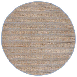 Safavieh Natural Fiber 654 Flat Weave 50% Jute and 50% Cotton Rug NFB654M-9