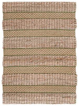 Safavieh Natural Fiber 654 Flat Weave 50% Jute and 50% Cotton Rug NFB654Y-9