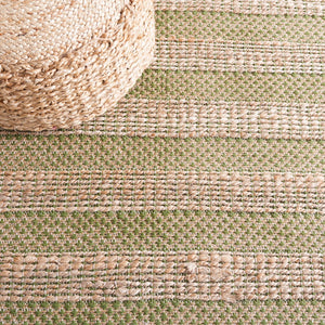 Safavieh Natural Fiber 654 Flat Weave 50% Jute and 50% Cotton Rug NFB654Y-9