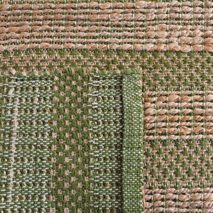 Safavieh Natural Fiber 654 Flat Weave 50% Jute and 50% Cotton Rug NFB654Y-9