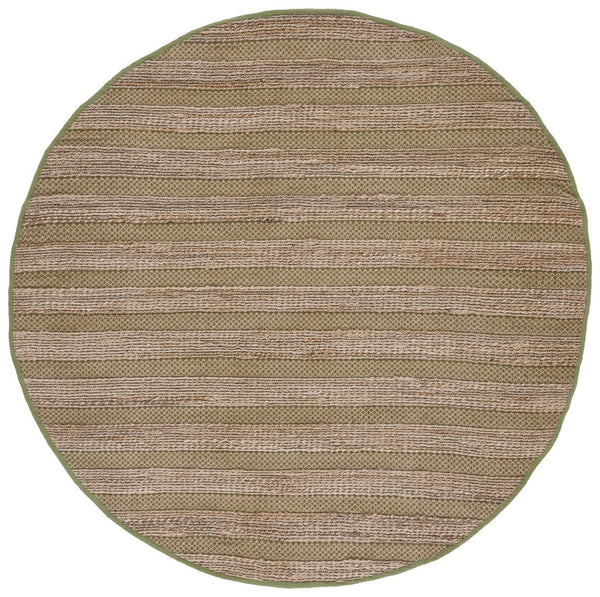 Safavieh Natural Fiber 654 Flat Weave 50% Jute and 50% Cotton Rug NFB654Y-9