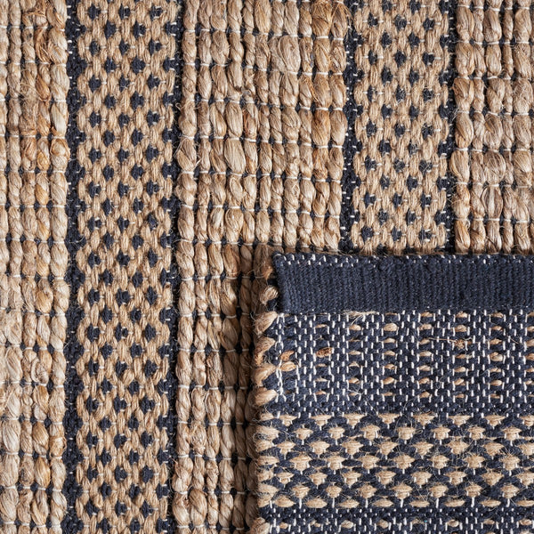 Safavieh Natural Fiber 654 Flat Weave 50% Jute and 50% Cotton Rug NFB654Z-9