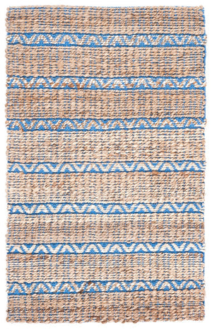 Safavieh Natural Fiber 655 Flat Weave 50% Jute and 50% Cotton Rug NFB655M-9