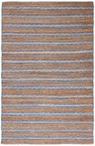 Safavieh Natural Fiber 655 Flat Weave 50% Jute and 50% Cotton Rug NFB655M-9