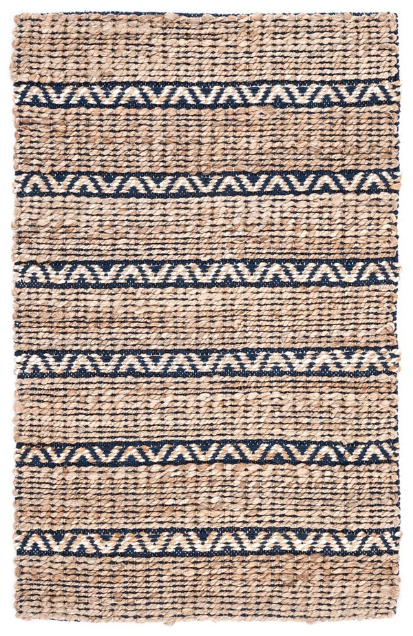 Safavieh Natural Fiber 655 Flat Weave 50% Jute and 50% Cotton Rug NFB655N-9
