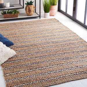 Safavieh Natural Fiber 655 Flat Weave 50% Jute and 50% Cotton Rug NFB655N-9