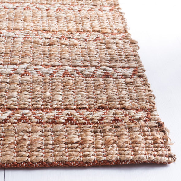 Safavieh Natural Fiber 655 Flat Weave 50% Jute and 50% Cotton Rug NFB655P-9