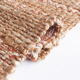 Safavieh Natural Fiber 655 Flat Weave 50% Jute and 50% Cotton Rug NFB655P-9