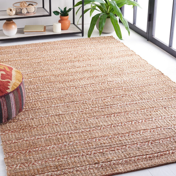 Safavieh Natural Fiber 655 Flat Weave 50% Jute and 50% Cotton Rug NFB655P-9