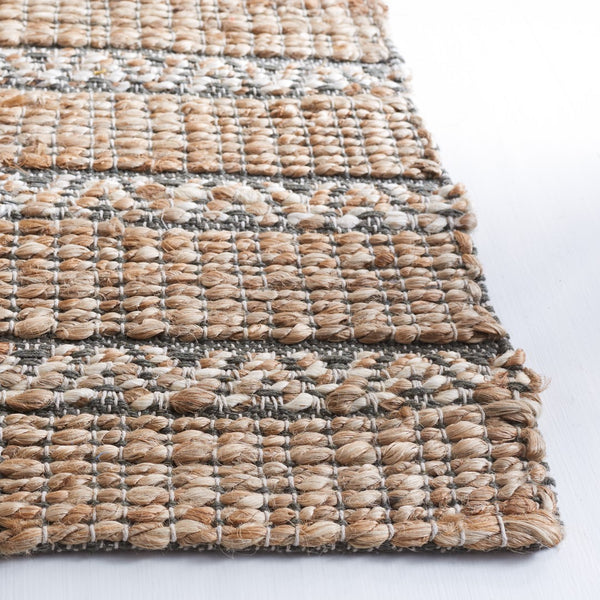 Safavieh Natural Fiber 655 Flat Weave 50% Jute and 50% Cotton Rug NFB655X-9