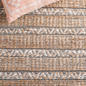 Safavieh Natural Fiber 655 Flat Weave 50% Jute and 50% Cotton Rug NFB655X-9