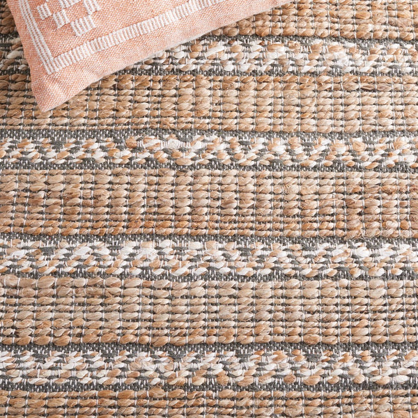 Safavieh Natural Fiber 655 Flat Weave 50% Jute and 50% Cotton Rug NFB655X-9