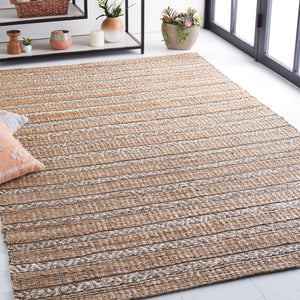 Safavieh Natural Fiber 655 Flat Weave 50% Jute and 50% Cotton Rug NFB655X-9