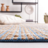 Safavieh Natural Fiber 656 Flat Weave 50% Jute and 50% Cotton Rug NFB656M-9