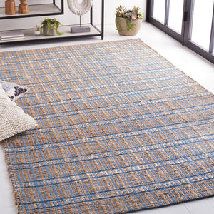 Safavieh Natural Fiber 656 Flat Weave 50% Jute and 50% Cotton Rug NFB656M-9