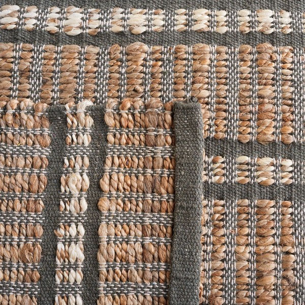 Safavieh Natural Fiber 656 Flat Weave 50% Jute and 50% Cotton Rug NFB656X-9