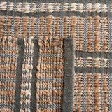 Safavieh Natural Fiber 656 Flat Weave 50% Jute and 50% Cotton Rug NFB656X-9