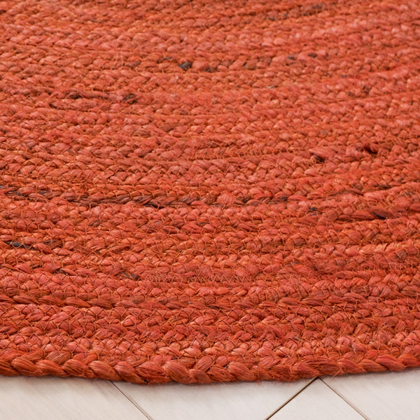 Natural Fiber Hand Woven 100% Jute 0 Rug Rust 100% JUTE NFB901P-5R