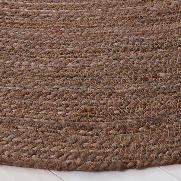 Natural Fiber Hand Woven 100% Jute 0 Rug Brown 100% JUTE NFB901T-5R