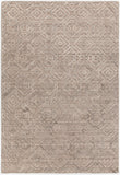 Chandra Rugs Nimah 70% Viscose + 30% Wool Hand-Woven Contemporary Rug Brown 9' x 13'