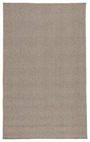 Jaipur Living Iver Indoor/ Outdoor Solid Gray Area Rug (6'X9')