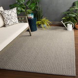 Jaipur Living Iver Indoor/ Outdoor Solid Gray Area Rug (6'X9')