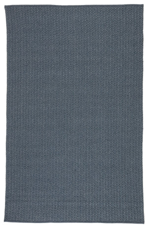 Jaipur Living Iver Indoor/ Outdoor Solid Blue/ Gray Area Rug (6'X9')
