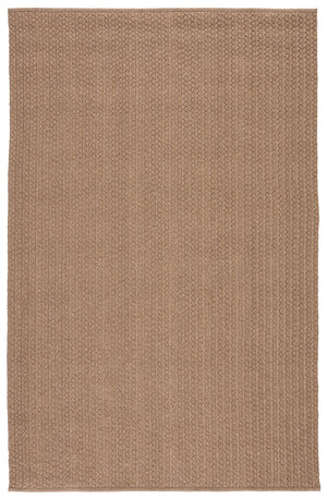 Jaipur Living Iver Indoor/ Outdoor Solid Tan Area Rug (2'6"X8')