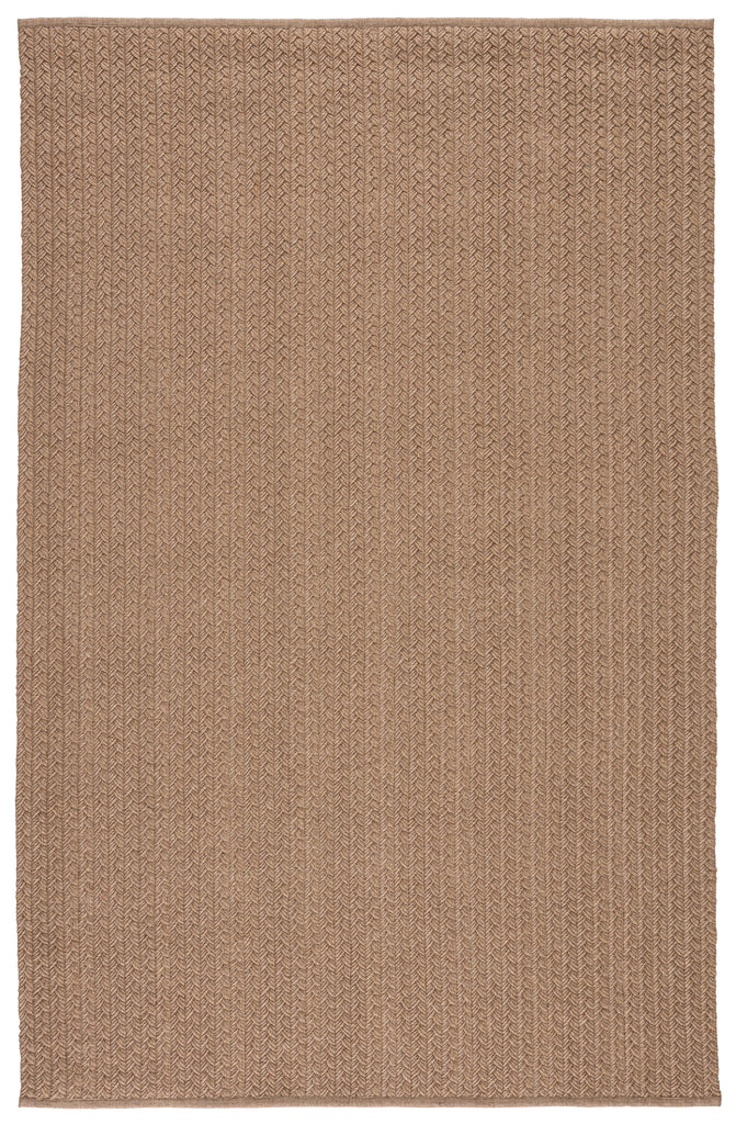 Jaipur Living Iver Indoor/ Outdoor Solid Tan Area Rug (2'6"X8')